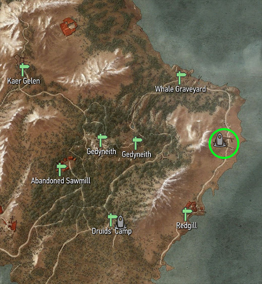 Skellige Cyclops position