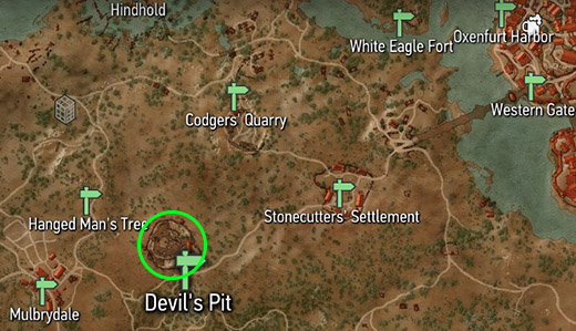 Devil's Pit location